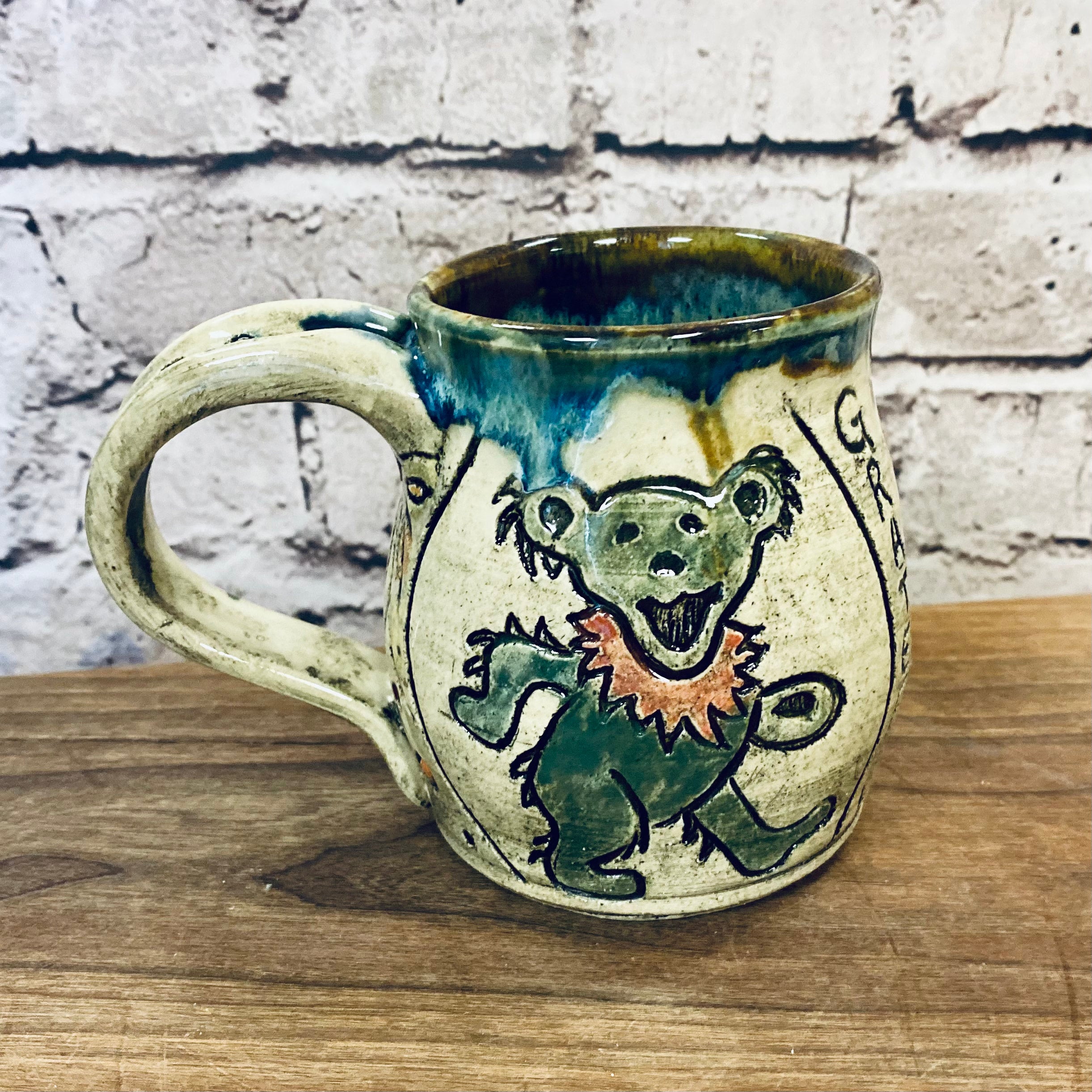 Grateful Dead Dancing Bears Ceramic Stoneware 18 oz. Coffee Mug